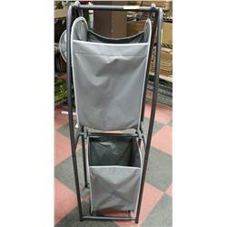 STACKING LAUNDRY SORTER, 17 X 14 X 57