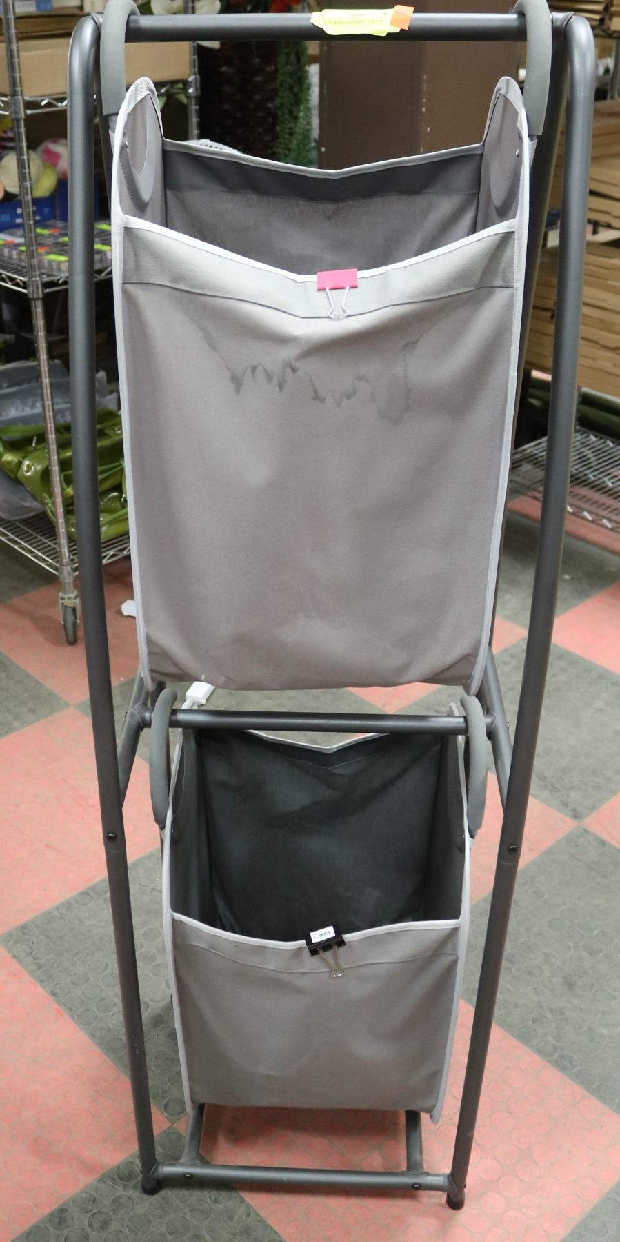 STACKING LAUNDRY SORTER, 17 X 14 X 57