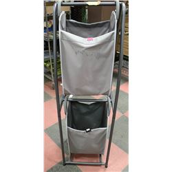 STACKING LAUNDRY SORTER, 17 X 14 X 57