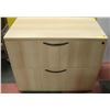 Image 1 : BLONDE 2 DRAWER FILING CABINET