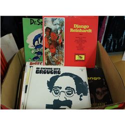 BOX OF VINTAGE LPS, JAZZ & MORE