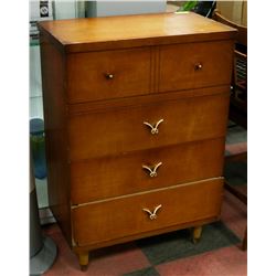 VINTAGE 4-DRAWER DRESSER (1960'S) -