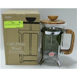 NEW HARIO WOOD CAFE PRESS