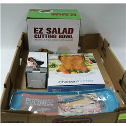 FLAT OF NEW KITCHEN ACCESSORIES