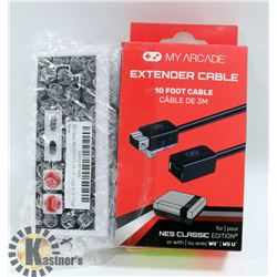 NEW CLASSIC NES MINI CONTROLLER & NEW 10' CONTROLL