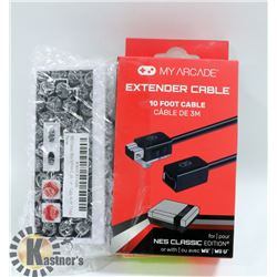 NEW CLASSIC NES MINI CONTROLLER & NEW 10' CONTROLL