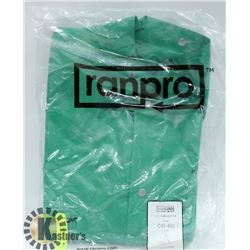NEW RANPRO FLAME GUARD SZ L GREEN COAT