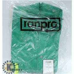 NEW RANPRO FLAME GUARD SZ L GREEN COAT