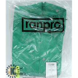 NEW RANPRO FLAME GUARD SZ L GREEN COAT