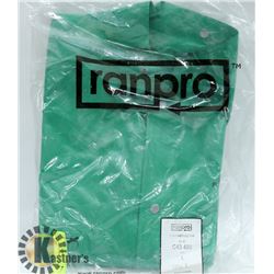 NEW RANPRO FLAME GUARD SZ L GREEN COAT