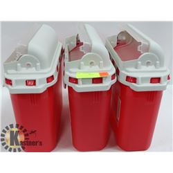 LOT OF 3 NEW BD RECYKLEEN SHARPS COLLECTOR