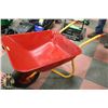 Image 1 : WHEEL BARROW FULL SIZE, RED AND YELLOW