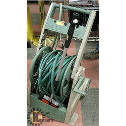 AMOS ROSE 100 FOOT OF HOSE AND CAR WASH BRUSH