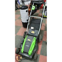 GREEN WORKS 21 INCH ELECTRIC LAWN MOWER