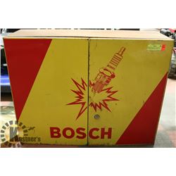 BOSCH 1970'S METAL GARAGE CABINET ORIGINAL PAINT
