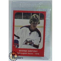 WAYNE GRETZKY CARD, 1978 INDIANAPOLIS RACERS