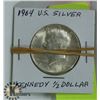 Image 1 : 1964 U.S. KENNEDY SILVER HALF DOLLAR
