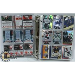 BINDER OF OVER 400 HOCKEY CARDS