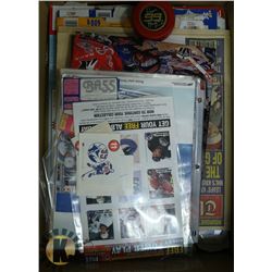 BOX OF WAYNE GRETZKY COLLECTIBLES