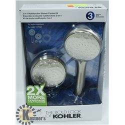 NEW KOHLER 2 SHOWERHEAD SET
