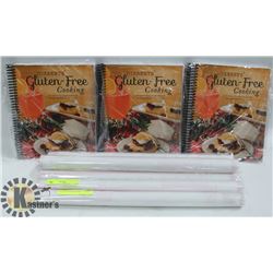 LOT OF 6 SILICONE BAKING SHEETS WITH 3 GLUTON