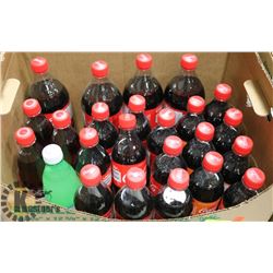 BOX OF COCA COLA POP & MORE