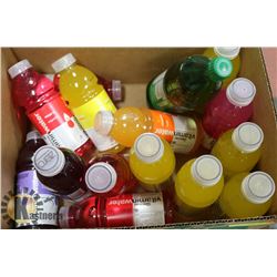 BOX OF MAINLY VITAMIN WATERS, ASSORTED FLAVORS