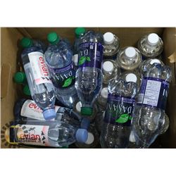 BOX OF ASSORTED WATER