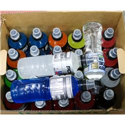 BOX OF ASSORTED POWERADE BEVERAGES