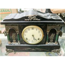 ANTIQUE SESSIONS MANTLE CLOCK ORNATE