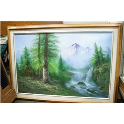 OIL PAINTING OF OUTDOOR SCENERY
