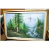 Image 1 : OIL PAINTING OF OUTDOOR SCENERY