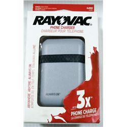 2 RAYOVAC 6000 MAH POWER BANKS / PHONE CHARGERS
