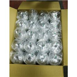 BOX OF D98 CLEAR DOME LIDS