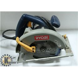 RYOBI 7 1/4" SKILL SAW.