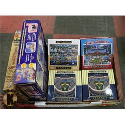 LOT OF 6 ASSORTED PUZZLES