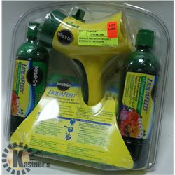 MIRACLE GRO SPRAYER AND 2 BOTTLES OF FERTILIZER