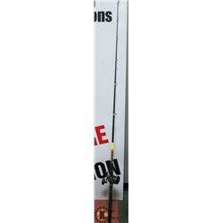 SHAKESPEARE ROD W/ PENN 320 GT REEL. 6'6” LONG.