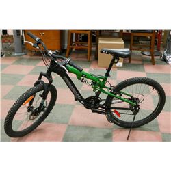 KRANKED 21 SPEED FULL SUSPENSION MOUNTAIN BIKE