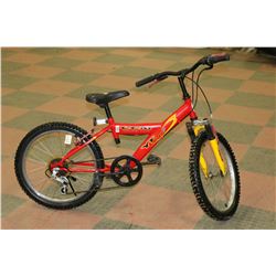 CCM YT600 SIX SPEED BIKE, RED COLOUR
