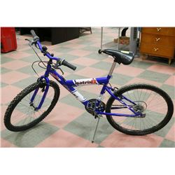 MATRIX ARASHI 18 SPEED BIKE, BLUE AND WHITE COLOUR