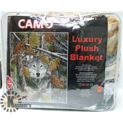 NEW 200CM X 240CM LUXURY PLUSH BLANKET