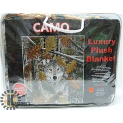 NEW 200CM X 240CM LUXURY PLUSH BLANKET