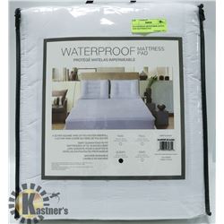 NEW WATERPROOF QUEEN SIZE MATTRESS PAD , DEEP