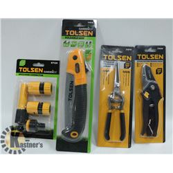 NEW A LOT OF 4 GARDEN TOOLS
