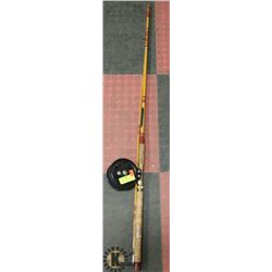 VINTAGE SALMON FISHING ROD AND REEL