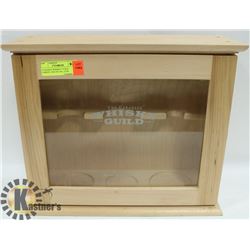 CANADIAN WHISKEY GUILD CABINET, HOLDS 3 BOTTLES