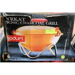 UNUSED FYRKAT PICNIC CHARCOAL GRILLE