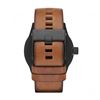 Image 6 : NEW DIESEL RASP BROWN LEATHER GRAY DIAL 46MM WATCH