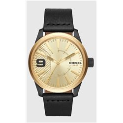 NEW DIESEL RASP GOLD TONE BEZEL MSRP$365 46MM